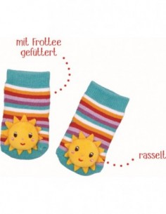 Babysokjes rammelaar zonnetje 2