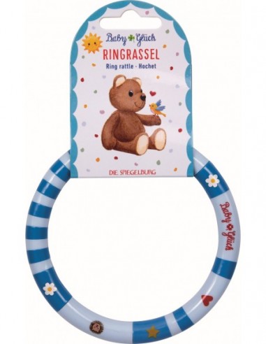 Bijtring rammelaar blauw