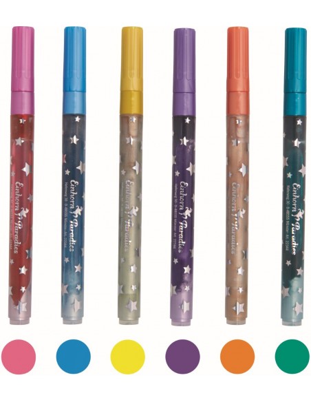 Contour glitterpennen