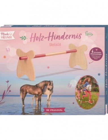 Houten hindernis paard
