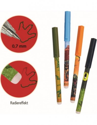 Uitwisbare gelpennen