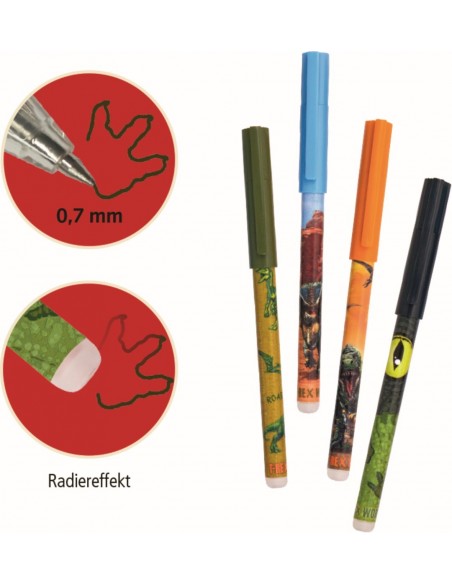 Uitwisbare gelpennen