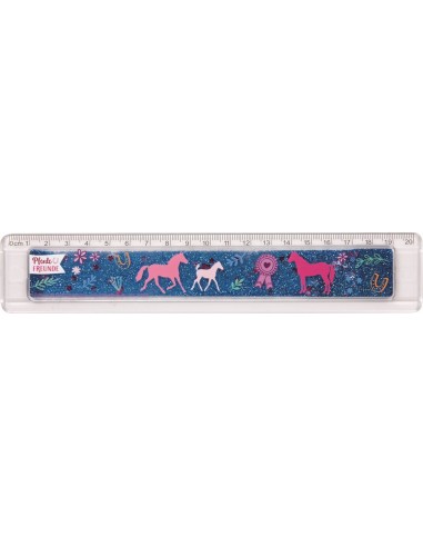 Glitter liniaal paard