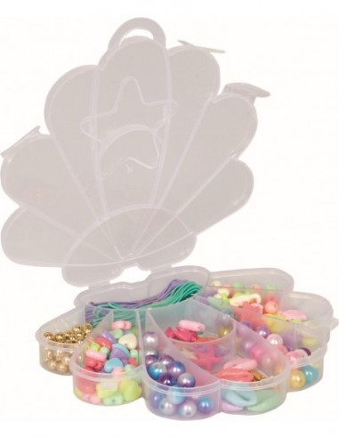 Kralenset - in schelpendoosje