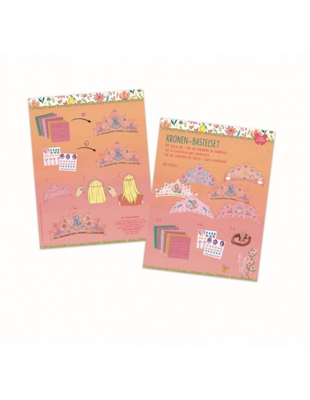 Tiara creatieset met 6 kronen om te versieren