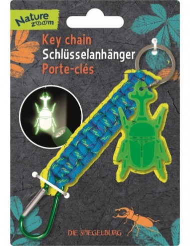 Paracord sleutelhanger kever glow in the dark