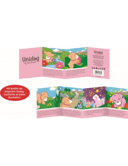 Unidog klein roze - 14cm