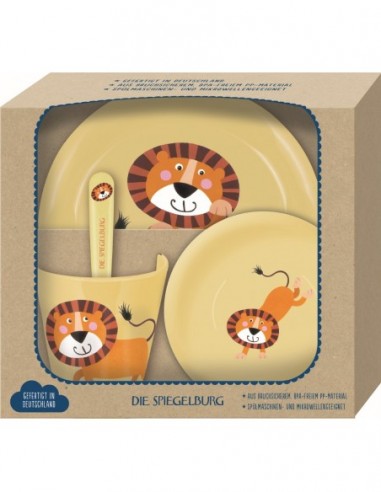 Servies cadeauset Leeuw