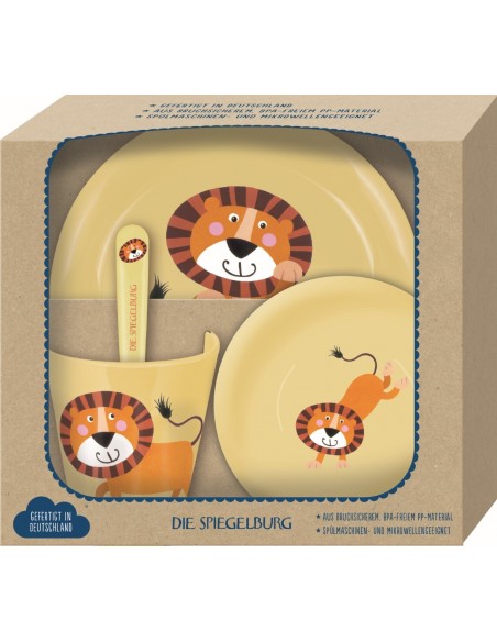 Servies cadeauset Leeuw