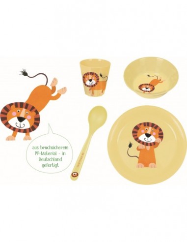 Servies cadeauset Leeuw