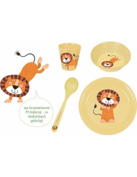 Servies cadeauset Leeuw