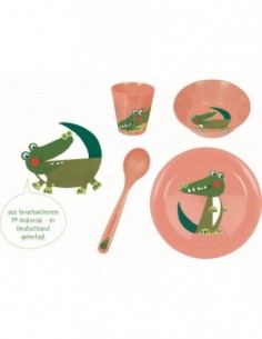 Servies cadeauset Krokodil 2