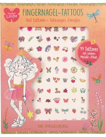 Nageltattoos Lillifee tatoeages