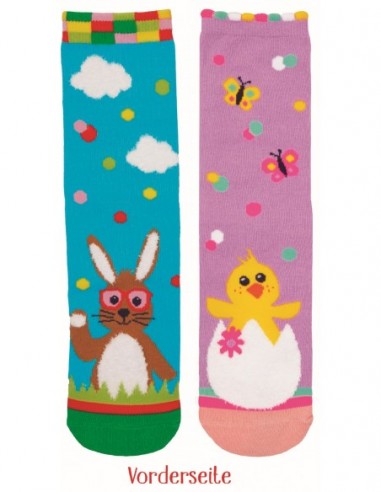 Magische sokken 2 designs - Pasen voorjaar