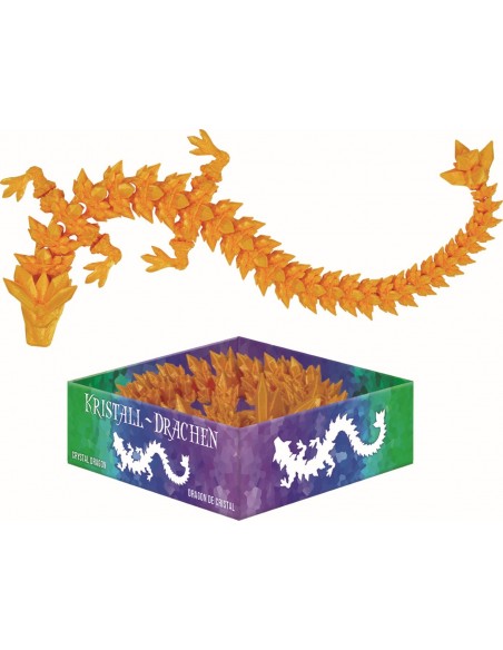 Kristallen Draak 30 cm in 4 kleuren