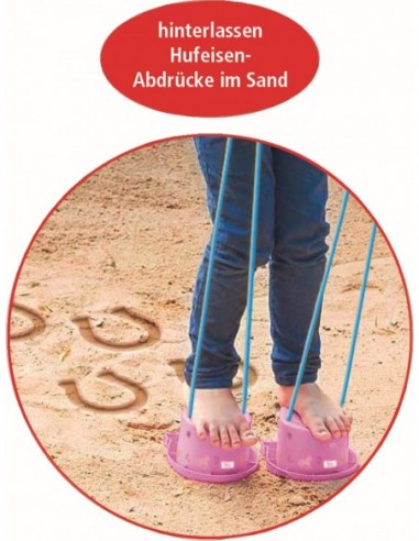 Hoefijzer loopklossen stelten