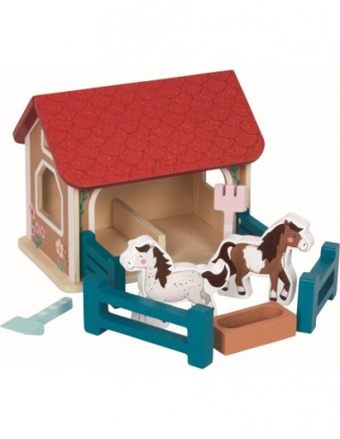 Houten speelset manege