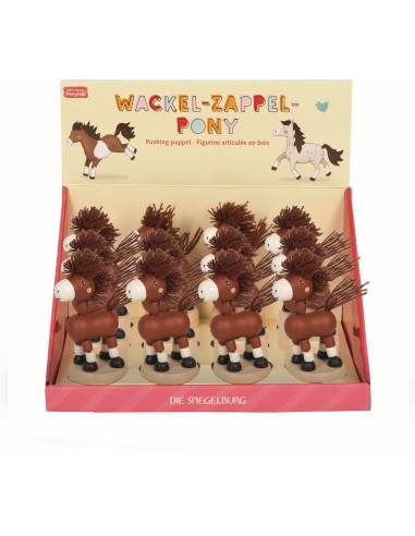 Houten drukfiguur paard