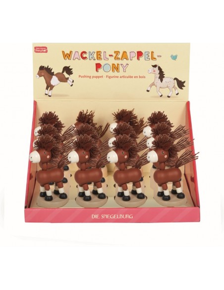 Houten drukfiguur paard