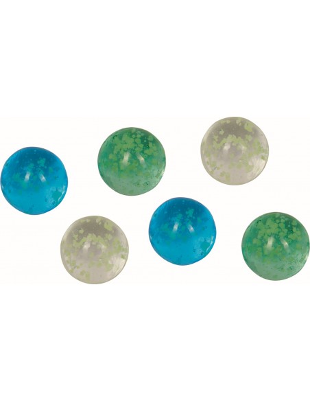 Grote knikkers glow-in-the-dark