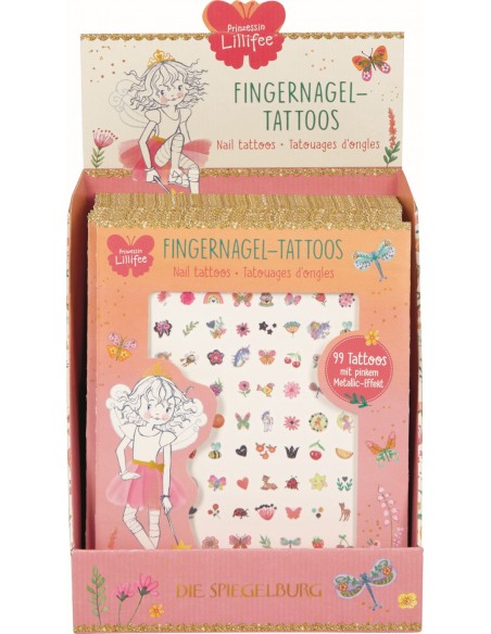 Nageltattoos Lillifee tatoeages