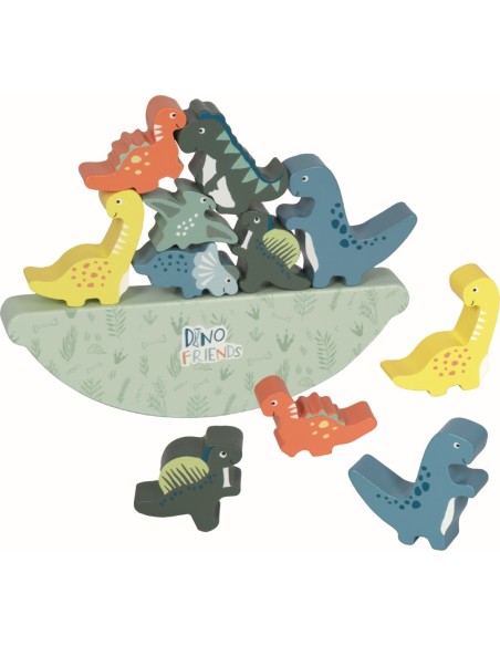 Evenwichtsspel stapelspel Dino Friends