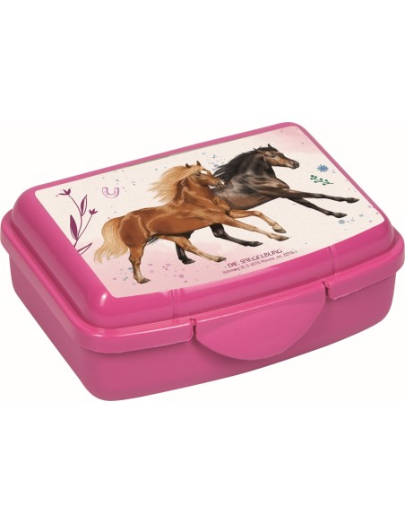 Mini snackbox paard roze