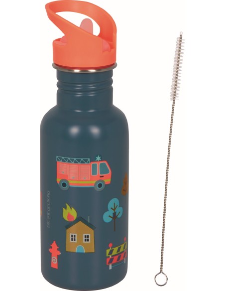 Edelstaalfles brandweer