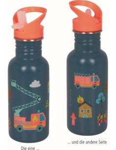 Edelstaalfles brandweer 2