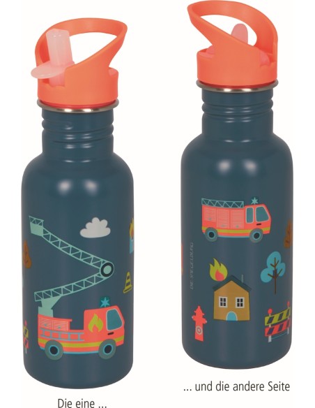 Edelstaalfles brandweer