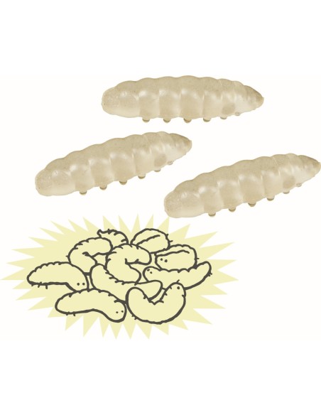 Glibberige maden glow-in-the-dark - Wild + Cool