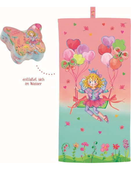 Magische handdoek vlinder Prinses Lillifee