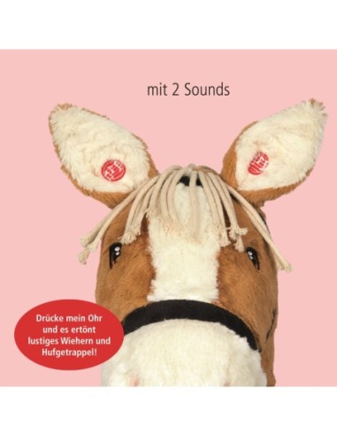 Stokpaardje met geluid