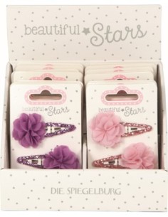 Haarclips Tule bloemen