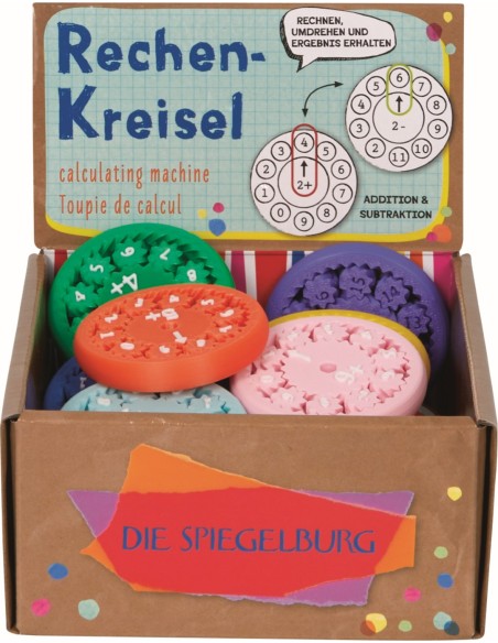 Rekenspel optellen aftrekken 8 kleuren assorti