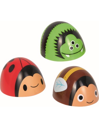 Dier met pull-back motor