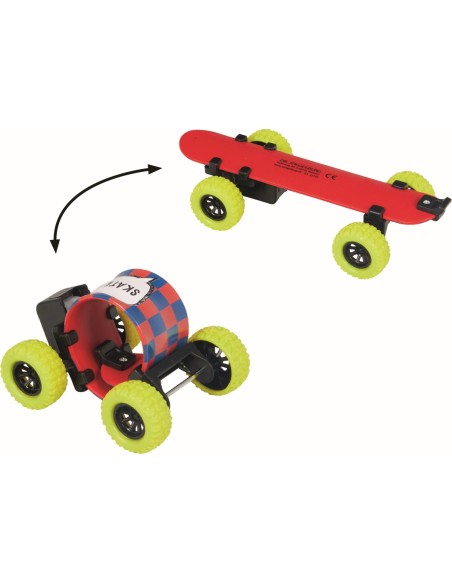 Armband Skateboard Snap Bracelet met terugtrekmotor