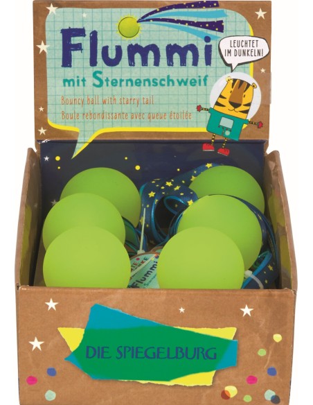 Stuiterbal met sterrenstaart