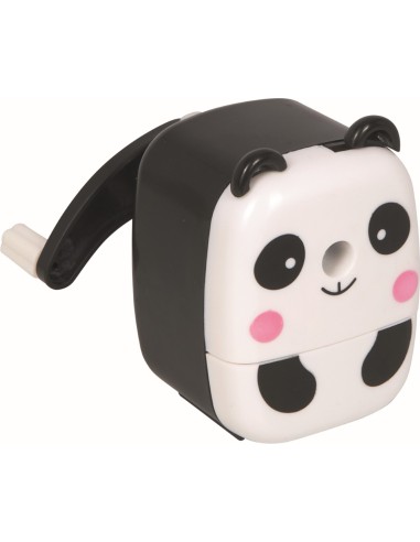 Puntenslijper met draaihendel Panda en Tijger -...