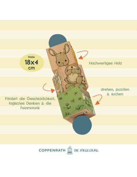 Houten draaipuzzel Joelle Tourlonias