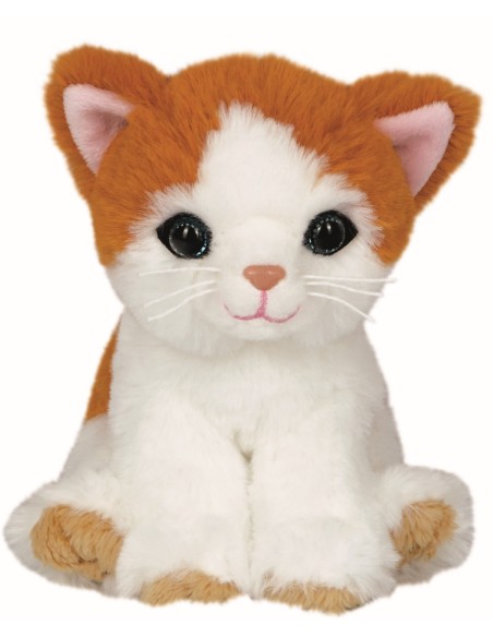 Knuffel poes Tessa in de mand