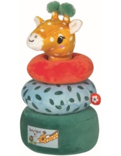 Stoffen stapeltoren Giraf