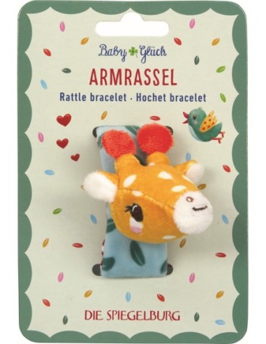 Armband rammelaar Giraf