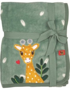 Deken fleece Giraf
