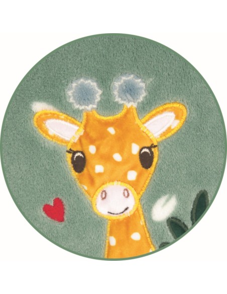 Deken fleece Giraf