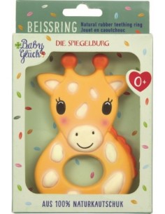 Rubberen bijtring Giraf