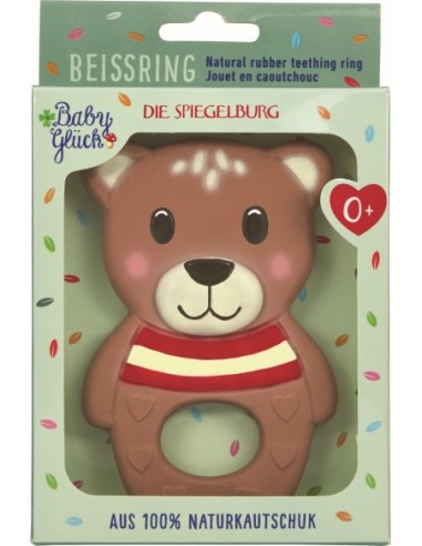 Rubberen bijtring Teddy Beer