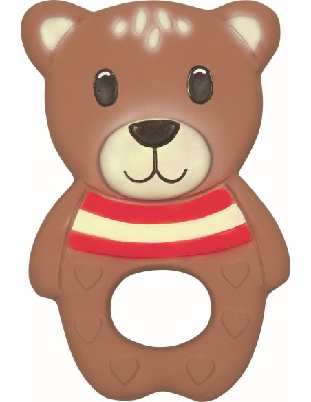Rubberen bijtring Teddy Beer
