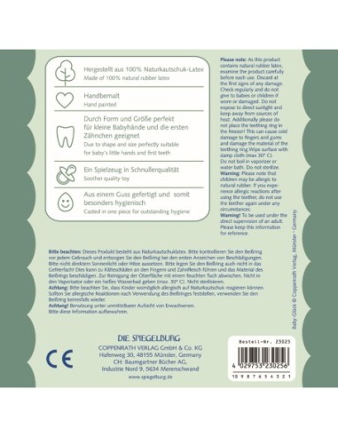 Rubberen bijtring Teddy Beer