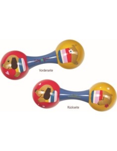 Maracas rammelaar Teckel 2